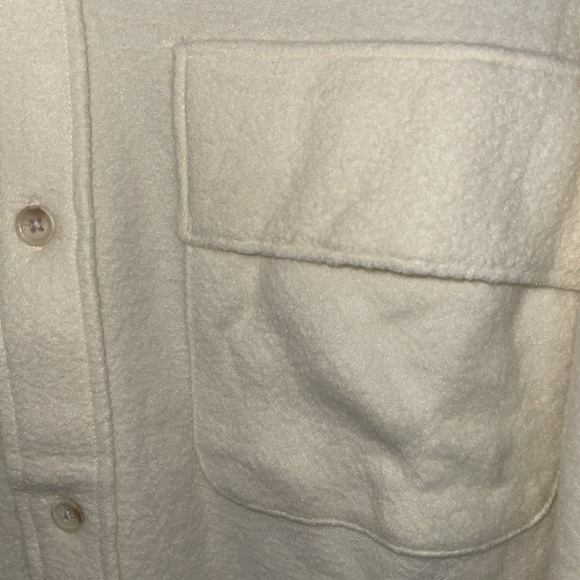 PINK Victoria’s Secret NWT reverse fleece shacket  XL PINK logo - Picture 11 of 14